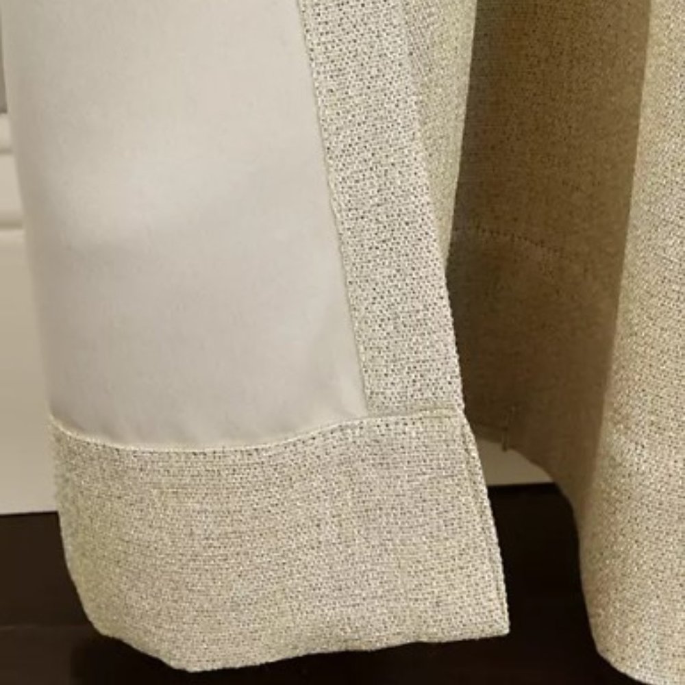 Beautyrest Arlette Window Curtain Creme Brulee x2 - Picture 3 of 6